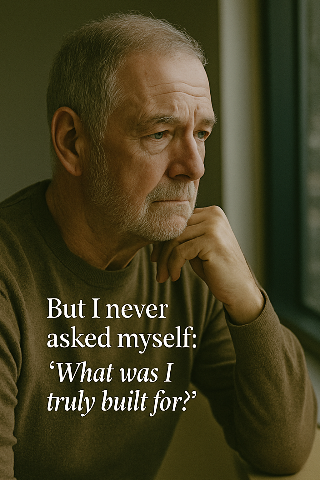 Professional reflecting by a window during burnout recovery