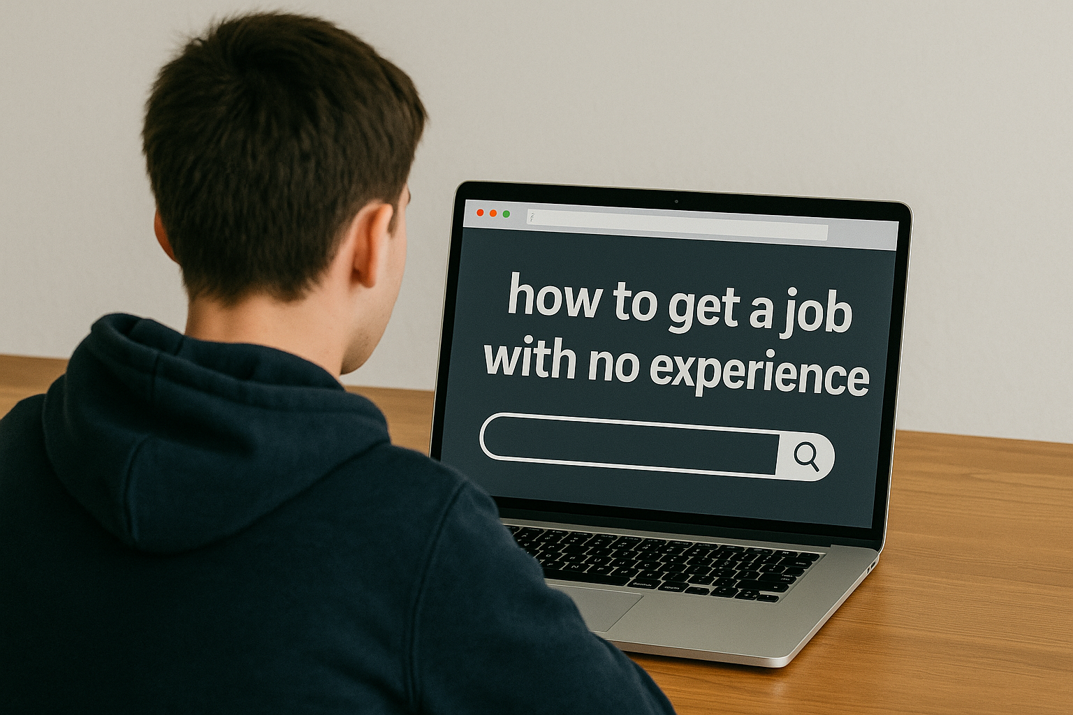 Student looking for first job, searching how to get a job with no experience
