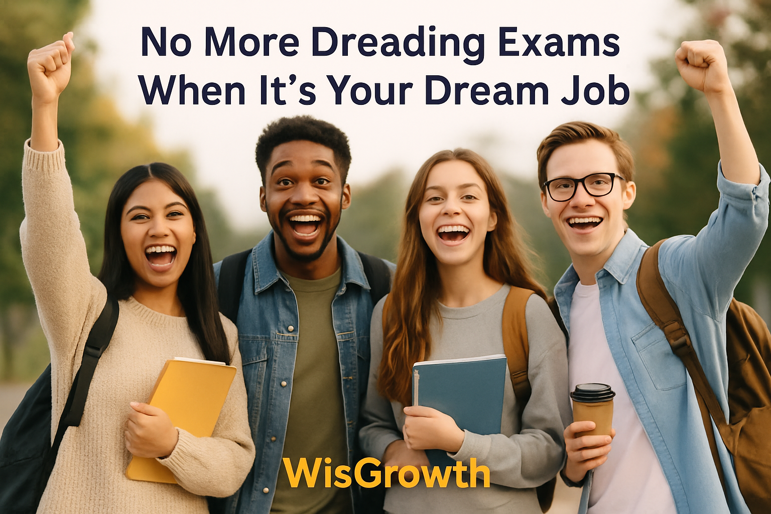 Students exploring career guidance options with WisGrowth